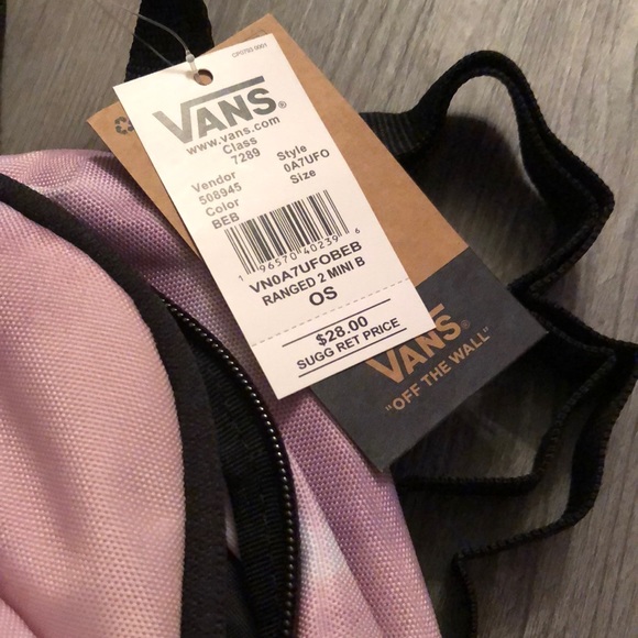 Vans Got This Ranged 2 Mini Nylon Backpack Lavender Pink Tie Dye NWT - Picture 4 of 16